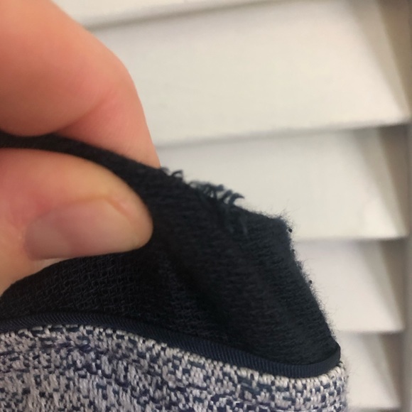 J. Crew Business Work Dress Navy and White Petite 12 - Picture 4 of 10